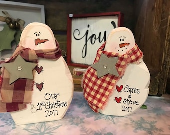 Snowman Christmas Decoration, Snowman Ornament