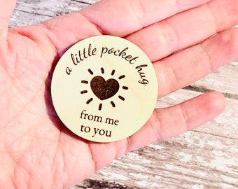 Pocket Hug token | pocket hug gift | Mothers Day Gift | Mothers Day Card