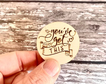 Motivational Token or Pocket Hug | Thinking of You Gift | Personalized Keepsake