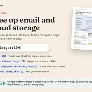 Digital Declutter Checklist: free up email and cloud storage