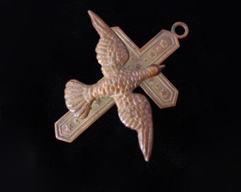 Antique French Holy Spirit Cross