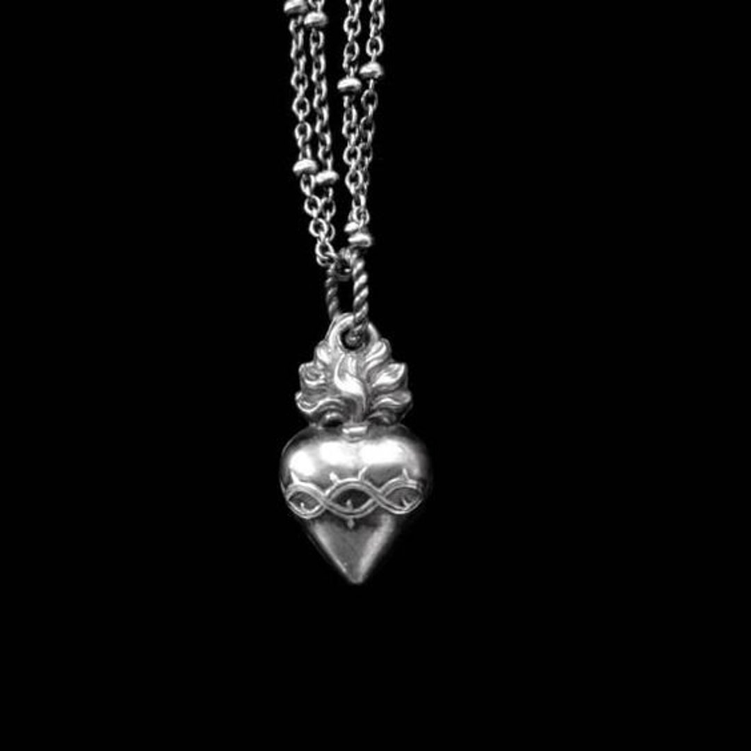 ExVoto Charm Collection :: Bloodstone Heart Charm main image 0