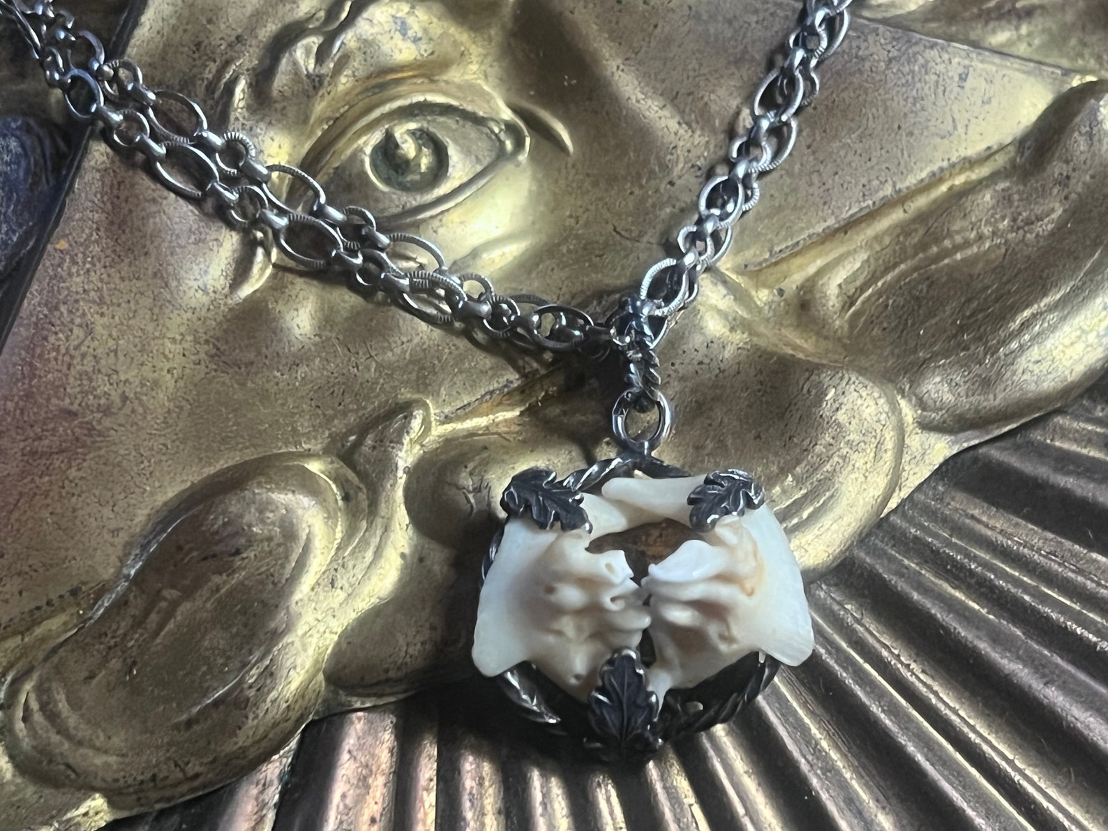 Charivari JAW Pendant Talisman Antique Fierce OOAK