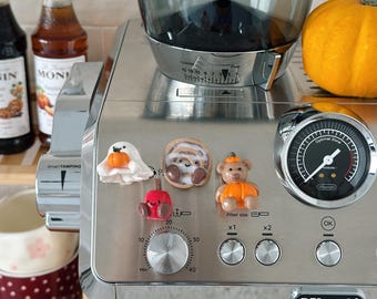 Autumn and Halloween Plushie Inspired Clay Magnet