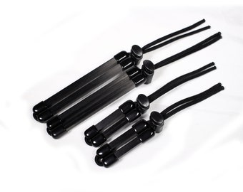 Mature BDSM Nipple Clamps 2" & 4" Carbon Fiber Chopstick Style Clamps