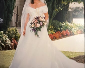 Vintage 1994 House of Bianca Wedding Gown