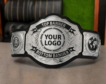 Nuova cintura da campionato personalizzata in argento, taglia adulto, in ottone, regalo di Natale.