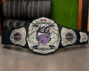 New TNA KO TV Championship title belt Adult size Brass