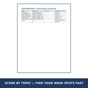 ASE A5 Brakes Study Workbook Printable | Module 3 Disc Brakes | 72 Practice Questions and Quiz with Answer Key image 5