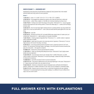 ASE A5 Brakes Mock Exams Printable | 3 Timed Practice Tests 55 Questions | ASE Test Prep with Answer Keys and Score Sheets image 4