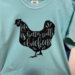 Chicken shirt, crazy chicken lady