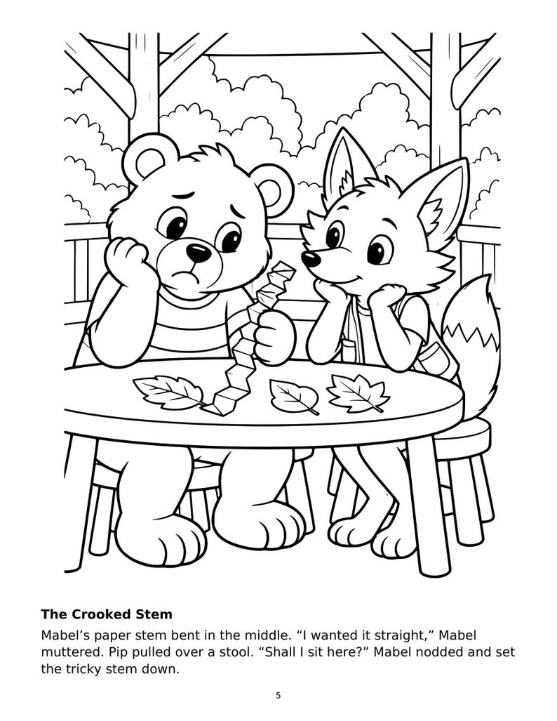 Big Feelings, Little Hearts Coloring Storybook PDF, 24 Scenes, Ages 6-8 image 2