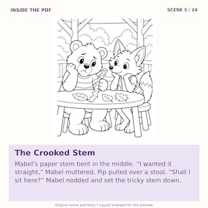 Big Feelings, Little Hearts Coloring Storybook PDF, 24 Scenes, Ages 6-8 image 3