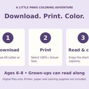 Big Feelings, Little Hearts Coloring Storybook PDF, 24 Scenes, Ages 6-8 image 8