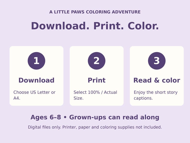 Big Feelings, Little Hearts Coloring Storybook PDF, 24 Scenes, Ages 6-8 image 8