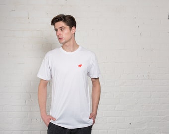 Original Orange Bear Design White T-shirt from Plain Bear