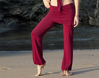 YOGA PANTS, Pants & Capris, Comfortable Kundalini yoga pants, festival clothing, Elven yoga wear, Elvish pants, Bohemian Trousers for yoga