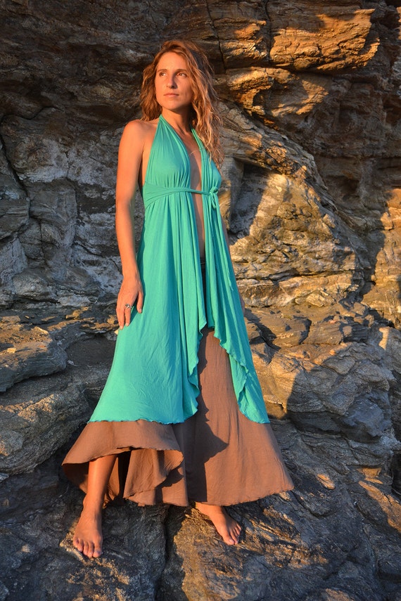 turquoise tunic dress