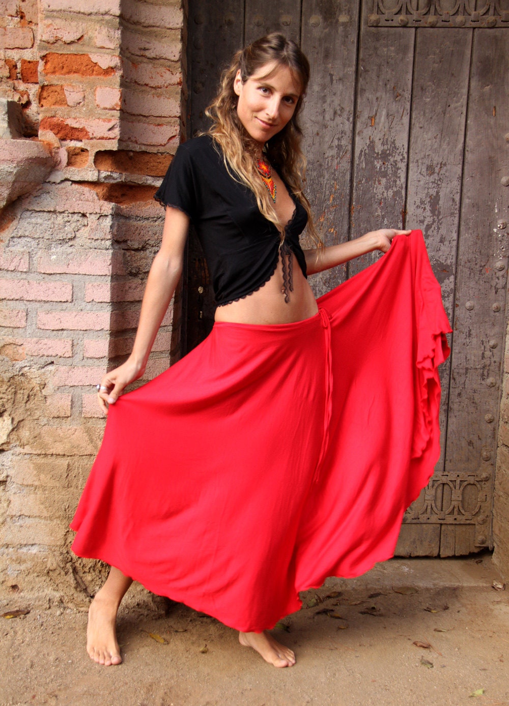 MAXI LONG SKIRT, Gypsy Circle Skirt, Full Long Skirt, Versatile Skirt, Tunic, Maxi Skirt, Oversize Top, Bohemian Skirt, Robe Elfique, Gypsy