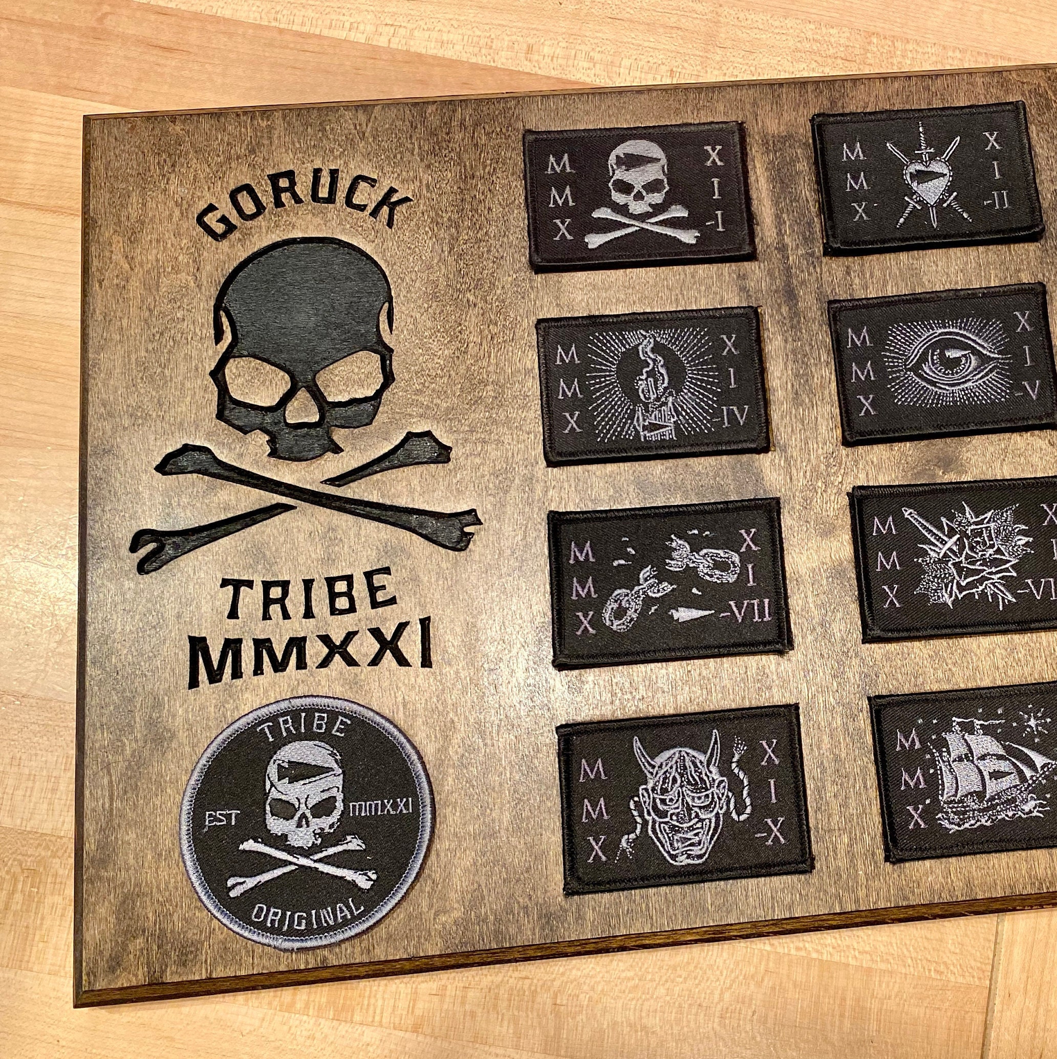 JFFCESTORE Morale Patch Display Flip-Page Patch Booklet
