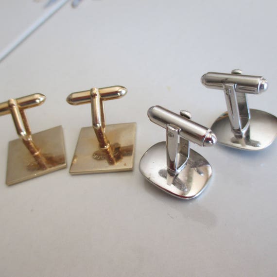 Vintage Cuff Links Lot, Two Pairs of Vintage Cuff… - image 3