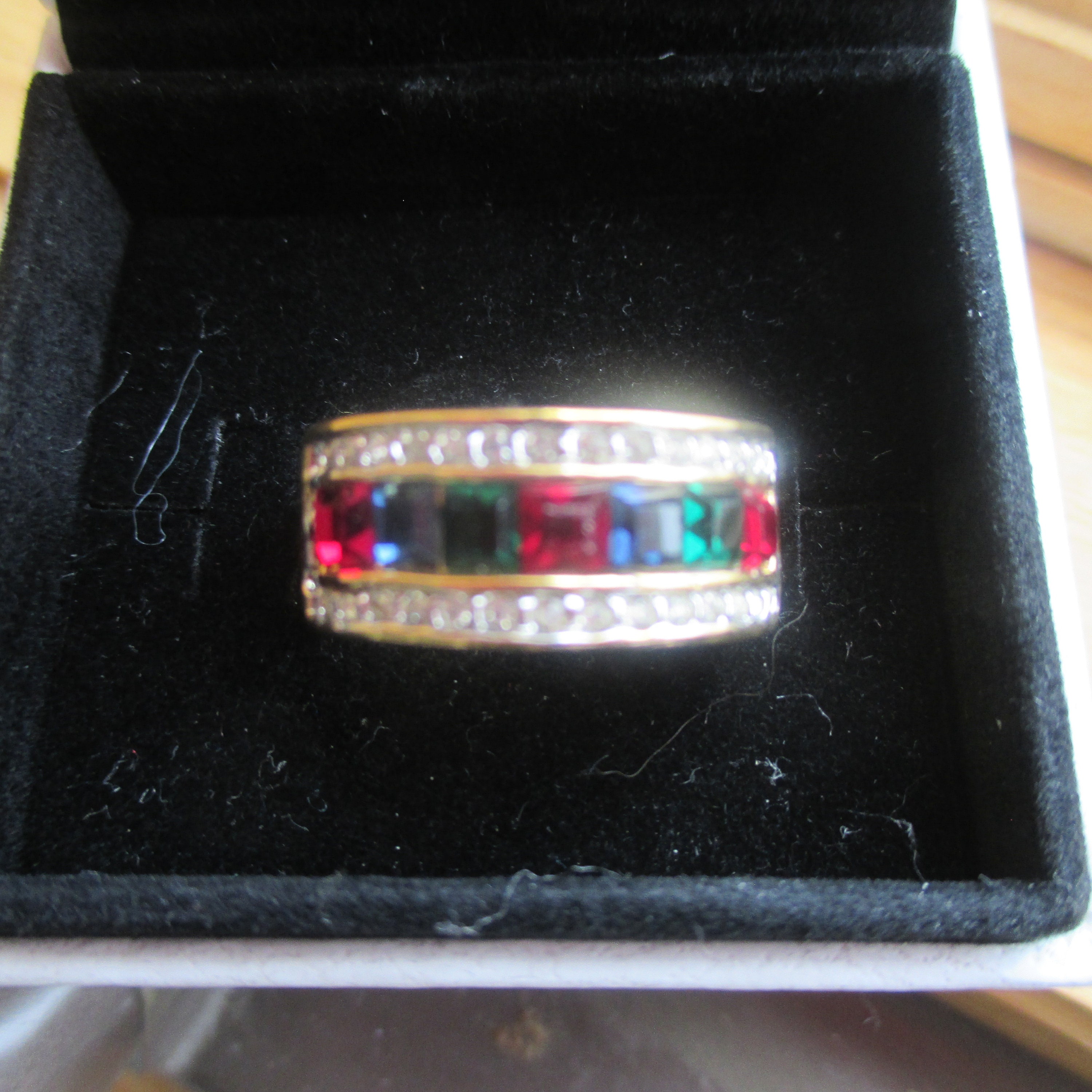 14KT GE Joseph Esposito Ring (ESPO) Gold Rhinestone Ring W