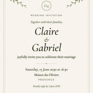 Sito web personalizzato per matrimoni con conferma di partecipazione (RSVP), invito animato e biglietto in formato PNG, 2 temi eleganti, hosting per 12 mesi. immagine 4