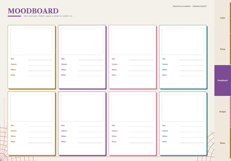 Undated Digital Wedding Budget for Goodnotes, iPad Wedding Budget PDF ...