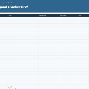 Planificador digital para mamás deportistas, calendario de la temporada, horario de refrigerios del equipo, seguimiento de viajes compartidos, lista de jugadores del equipo, cuotas, preparación para torneos. imagen 8