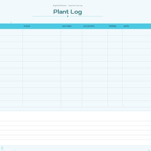 Aquarium Log Digital, Fish Tank Maintenance Tracker, Water Parameters Log, Water Change Schedule, Fish Inventory, Plants image 7