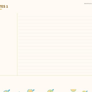 May include: A digital planner page titled NOTES 1 with a left-hand navigation bar featuring circular tabs labeled Index, Info, Blood Sugar, Insulin, Carbs, A1C, Doctor, and Notes. The page includes lined sections for Date and Summary.