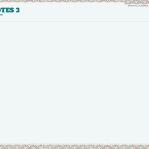 May include: A digital planner page titled NOTES 3 with a light background and a decorative border. The left sidebar lists navigation tabs including Index, Year, Setup, Annual, and months from Jan to Dec, plus Multi-Year, Entry, and Notes.