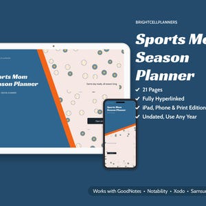 Planificador digital para mamás deportistas, calendario de la temporada, horario de refrigerios del equipo, seguimiento de viajes compartidos, lista de jugadores del equipo, cuotas, preparación para torneos. imagen 1