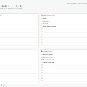 Long COVID Journal Digital, Pacing Planner, Energy Envelope, PEM Tracker, Symptom Log, Heart Rate, Brain Fog Tracker image 5