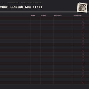 2027 Victorian Detective Digital Planner, Sidney Paget 1890s Mystery Illustrations, Hyperlinked Planner, Mystery Reader Gift image 9
