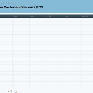Planificador digital para mamás deportistas, calendario de la temporada, horario de refrigerios del equipo, seguimiento de viajes compartidos, lista de jugadores del equipo, cuotas, preparación para torneos. imagen 6