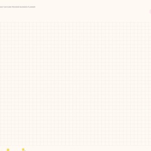 May include: A digital planner page titled NOTES 1 from the Brightcell Planners 2027 Daycare Provider Business Planner. The page features a light grid background, a Next button, and a vertical sidebar with colorful tabs for months and categories.
