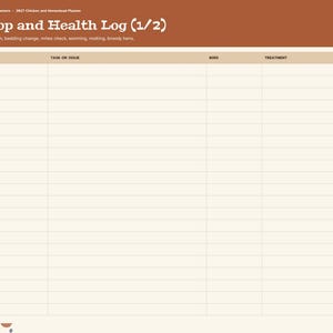 2027 Homestead Planner Digital, Chicken Keeping Log, Egg Production Tracker, Flock Records, Garden Planner, Feed Costs image 8