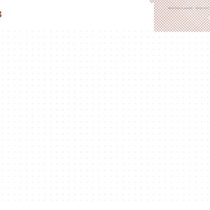 May include: A digital planner page titled NOTES 3 with a light dot grid background. The right side features a vertical navigation menu with tabs labeled Index, Setup, Dashboard, Cart, Recipes, Lines, Ingredients, Sales, and Notes in dark red.