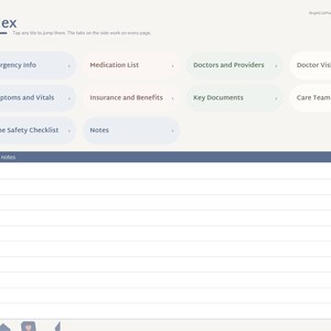 Elderly Parent Care Binder Digital, Caregiver Binder, Medication List, Doctor Visit Log, Emergency Info, Legal Documents image 3