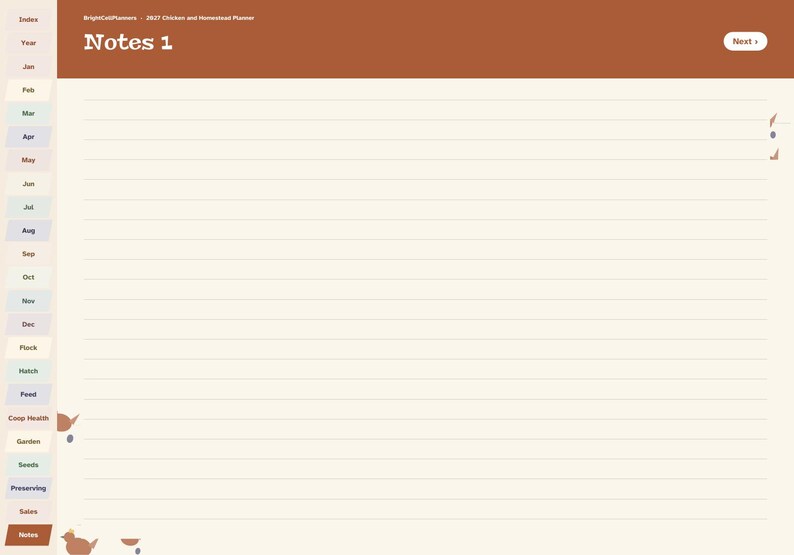 2027 Homestead Planner Digital, Chicken Keeping Log, Egg Production Tracker, Flock Records, Garden Planner, Feed Costs image 9