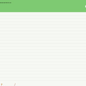 Puede incluir: Una p&aacute;gina digital de tarjeta de puntuaci&oacute;n y registro de pr&aacute;ctica de golf titulada NOTES 1 con un encabezado verde y una barra de navegaci&oacute;n lateral. La p&aacute;gina presenta l&iacute;neas horizontales para escribir y peque&ntilde;os iconos de banderas de golf. El men&uacute; lateral enumera Index, Scorecard, Stats, Drills, Courses, Handicap y Notes.