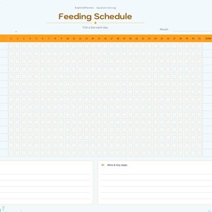 Aquarium Log Digital, Fish Tank Maintenance Tracker, Water Parameters Log, Water Change Schedule, Fish Inventory, Plants image 8
