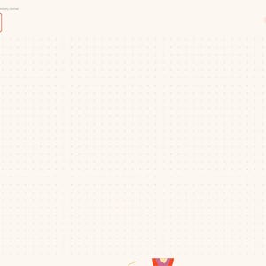 May include: A digital planner page with a cream background and a light gray dot grid. The top left corner features the text Notes I in a red box. A vertical sidebar on the right contains tabs labeled Index, Plan, Counter, Check-in, Cravings, Steps, Gratitude, Milestones, and Notes.