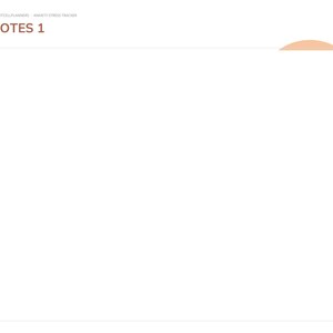 Peut inclure: Une page de planificateur num&eacute;rique intitul&eacute;e NOTES 1 avec une barre lat&eacute;rale contenant des onglets de navigation pour Index, Year, Setup, Annual, les mois de Jan &agrave; Dec, Pixels, Check-ins et Notes. Un grand espace blanc pour &eacute;crire.