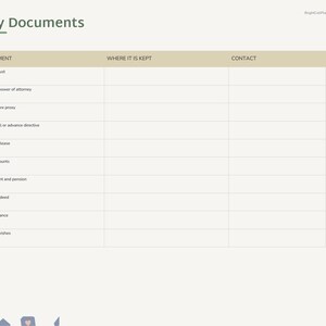 Elderly Parent Care Binder Digital, Caregiver Binder, Medication List, Doctor Visit Log, Emergency Info, Legal Documents image 9