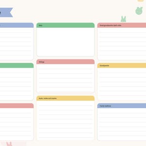 Digital Baby Memory Book, Baby Journal, Birth Story, Monthly Milestones, Baby Firsts, Family Tree, Letters to Baby bild 6
