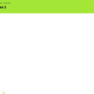 Pu&ograve; includere: Un'interfaccia di pianificazione digitale intitolata Notes 1 con un'intestazione verde lime brillante. La barra laterale sinistra presenta un menu di navigazione verticale con etichette che includono Index, Year, Setup, Dashboard, i mesi da Jan a Dec, Tracker, Gallery, Shelves, Wishlist, Challenge e Notes.