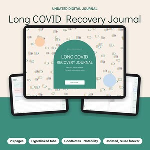 Long COVID Journal Digital, Pacing Planner, Energy Envelope, PEM Tracker, Symptom Log, Heart Rate, Brain Fog Tracker image 11