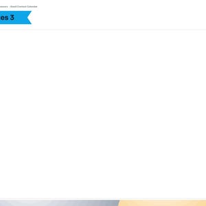 May include: A digital planner page titled Notes 3 with a blue banner at the top. The left sidebar features navigation tabs labeled Index, Year, Setup, Dashboard, Jan through Dec, Campaigns, Ideas, Metrics, Flows, and Notes. Next button is at the top right.